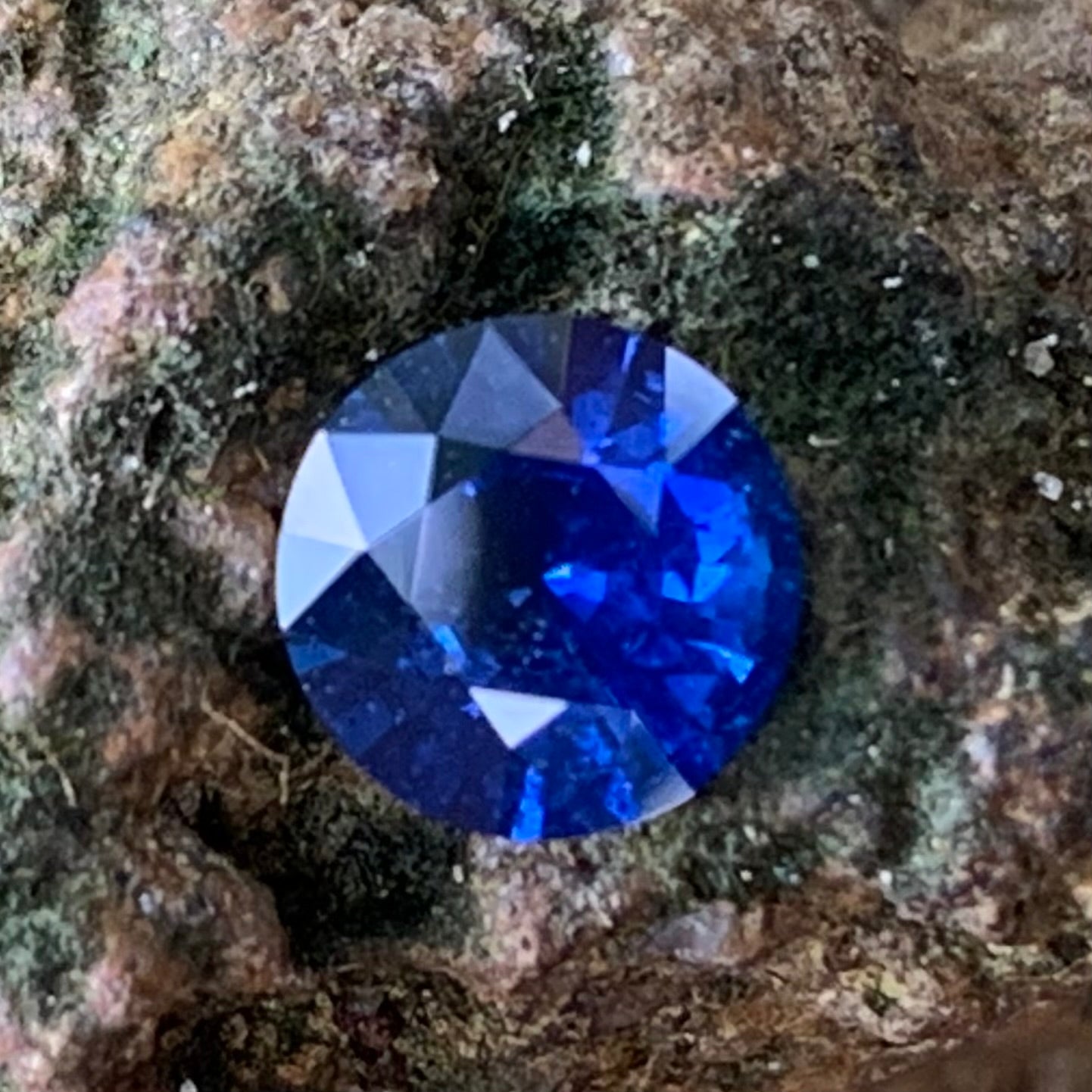 Blue Sapphire 5.7 mm Round Heated Only 0.69 Ct Natural Loose Gemstone