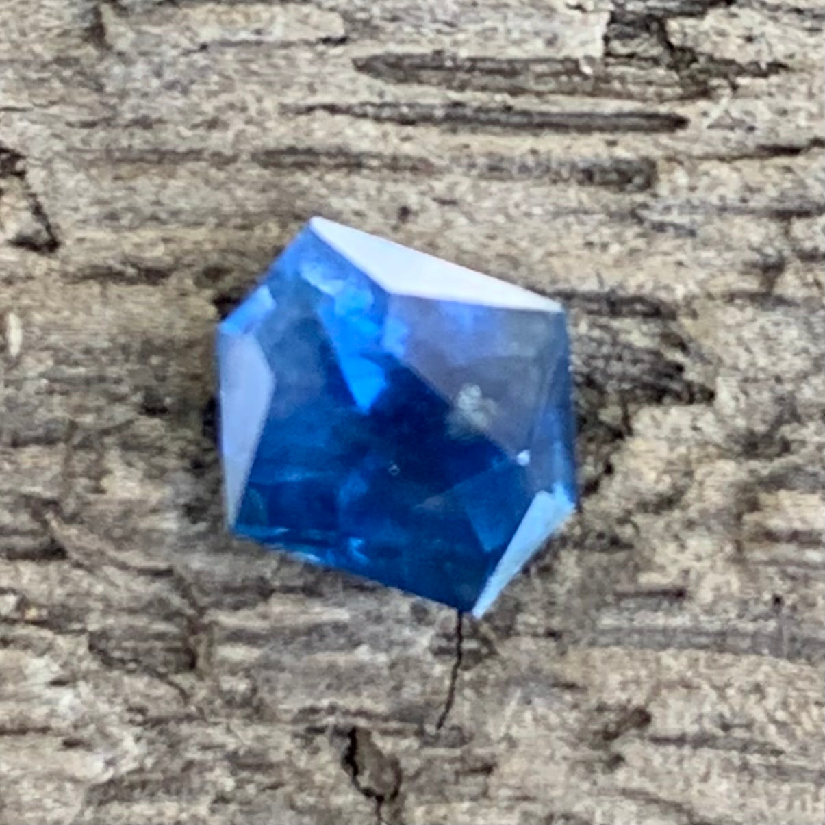 Blue Sapphire Modified Hexagon Heated Only 0.83 Ct Natural Loose Gemstone