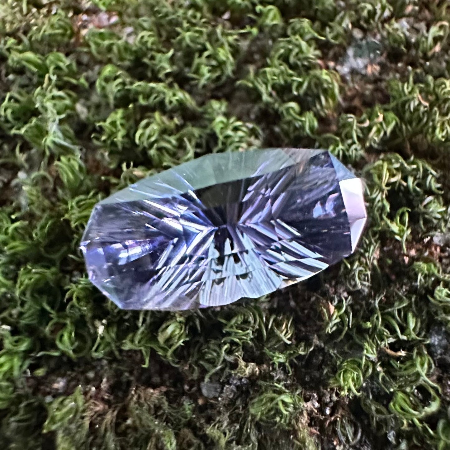 Purple Spinel Concave Cut Modified Oval 1.40 Ct Natural Loose Gemstone For Center Stone From Sri Lanka