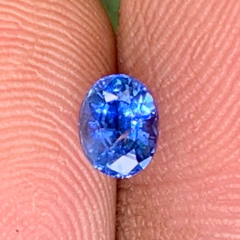 Blue Sapphire Oval 0.64 Ct Heated Only Natural Loose Gemstone For Jewelry Making
