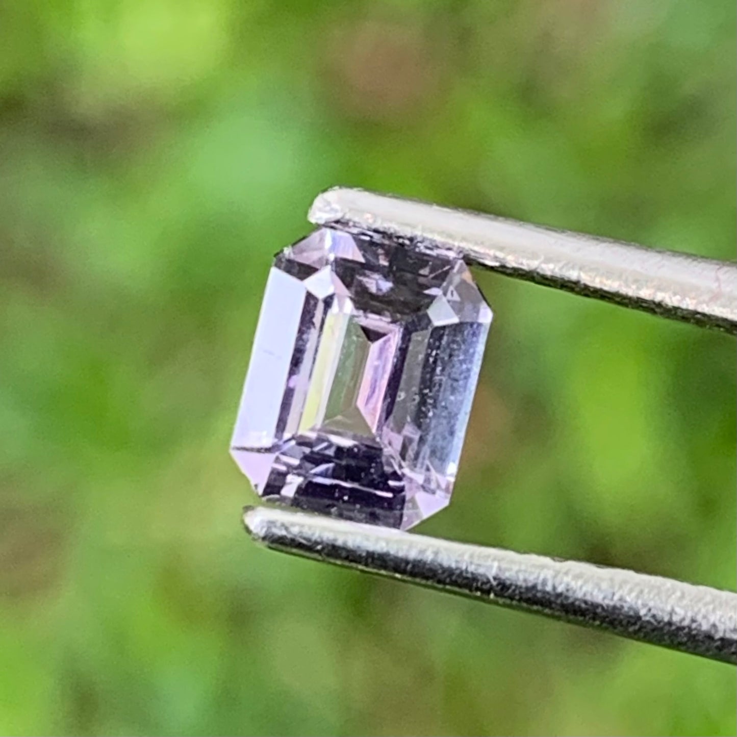 Light Purple Sapphire Emerald Cut 0.52 Ct Natural Heated Only Loose Gem Stone