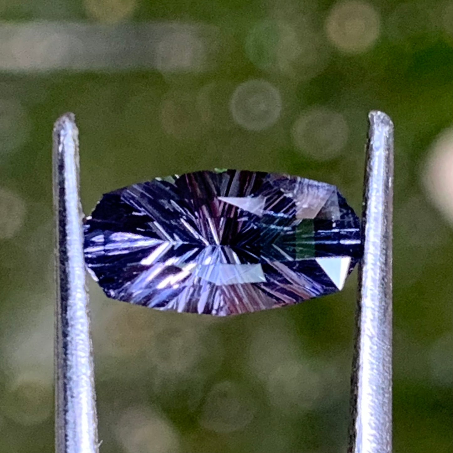 Purple Spinel Concave Cut Modified Oval 1.40 Ct Natural Loose Gemstone For Center Stone From Sri Lanka