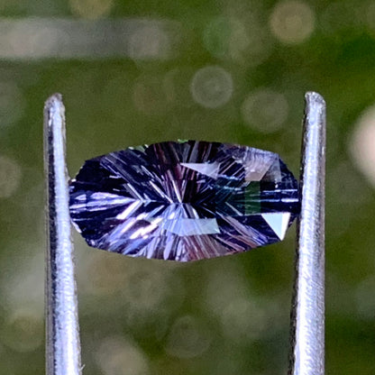Purple Spinel Concave Cut Modified Oval 1.40 Ct Natural Loose Gemstone For Center Stone From Sri Lanka