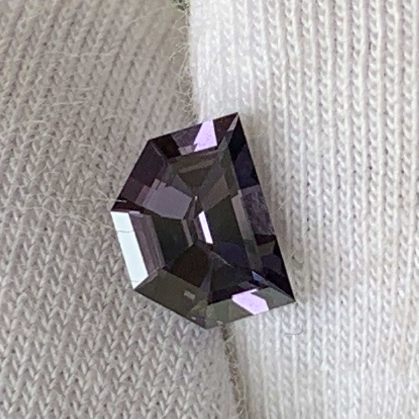 Deep Purple Spinel Fancy Cut 0.56 Ct Natural Loose Gemstone for Jewelry Making