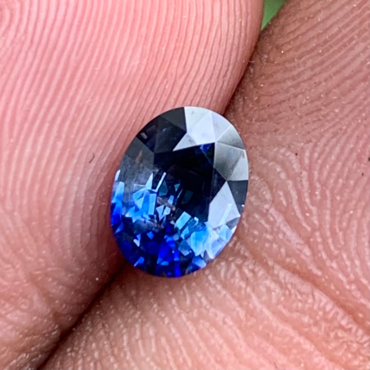 Blue Sapphire Oval 0.91 Ct Natural Loose Gemstone For Jewelry Making