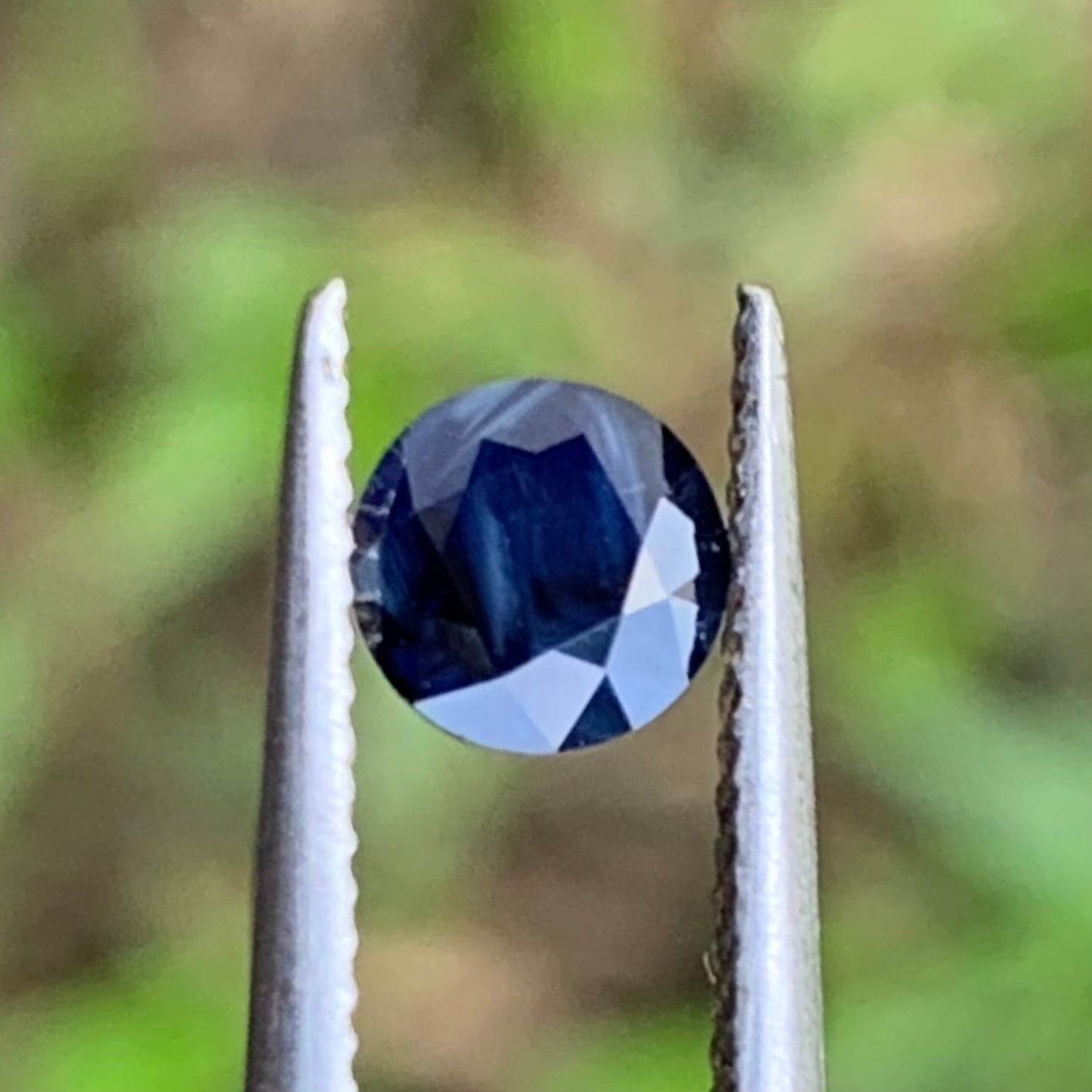 Milky Blue Sapphire Round Cut 0.55 Ct Natural Loose Gemstone For Jewelry Making 💎✨