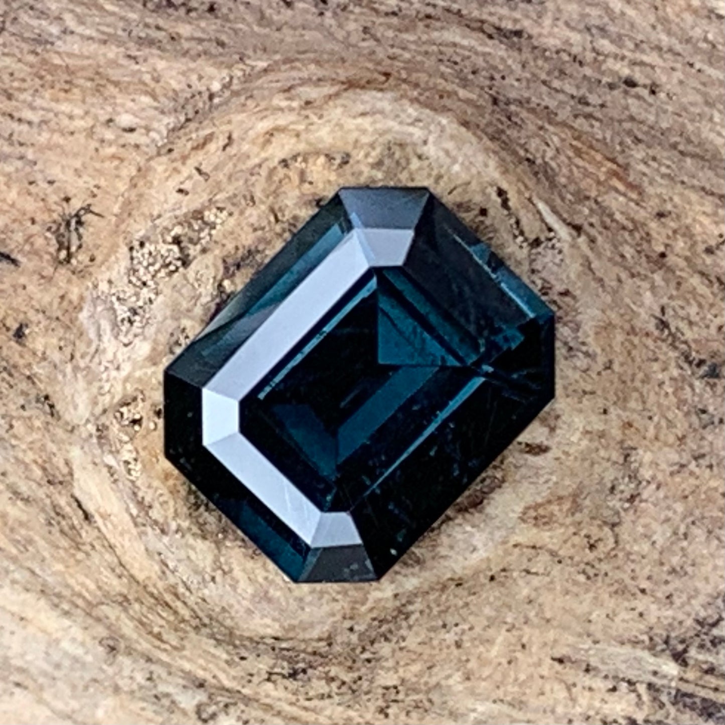 Teal Spinel Emerald Cut Octagon 2.05 Ct Natural Loose Gemstone