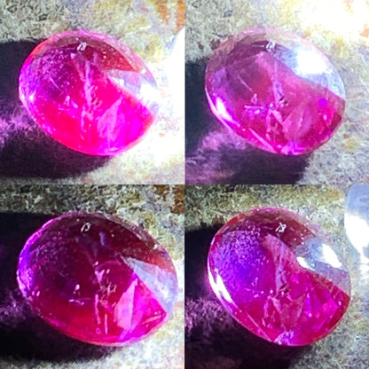 Bicolor Sapphire Oval Pink & Purple 1.31 Ct Heated Only Natural Loose Gemstone