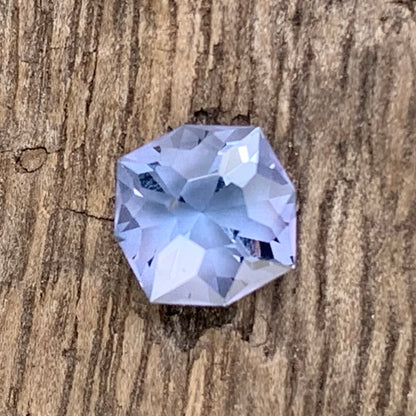 Grayish Blue Spinel Octagonal Flower 1.10 Ct Creative Cut Loose Gemstone