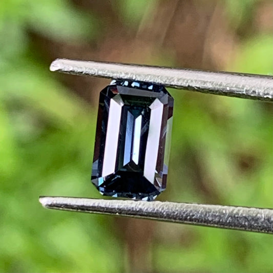 Teal Blue Spinel Emerald Cut Octagon 7.05 mm / 1 Ct Natural Loose Gemstone For Jewelry Making