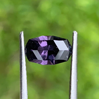 Deep Purple Spinel 1.15 Ct Natural Creatively Cut Loose Gemstone for Jewelry Making