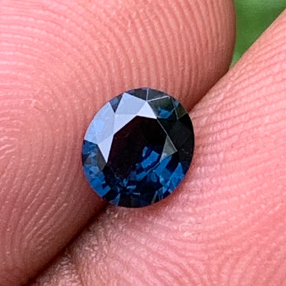 Teal Blue Spinel Oval 6.1 mm / 0.8 Ct Natural Loose Gemstone For Jewelry Making
