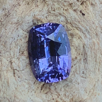 Natural Unheated Color Change Sapphire Rectangular Cushion 1.16 Ct Certified Loose Gemstone From Sri Lanka