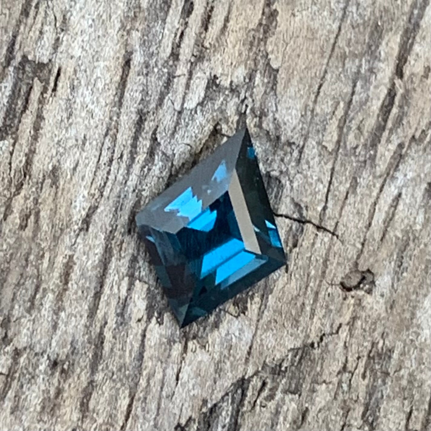 Spinel Teal Blue Kite 0.63 Ct Natural Loose Gemstone For Jewelry