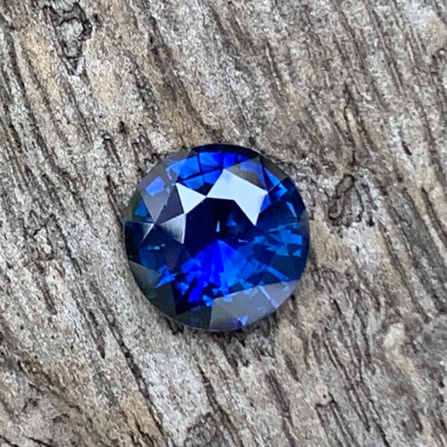 Blue Sapphire 7.1 mm Round Heated Only 1.70 Ct Natural Loose Gemstone For Jewelry Making