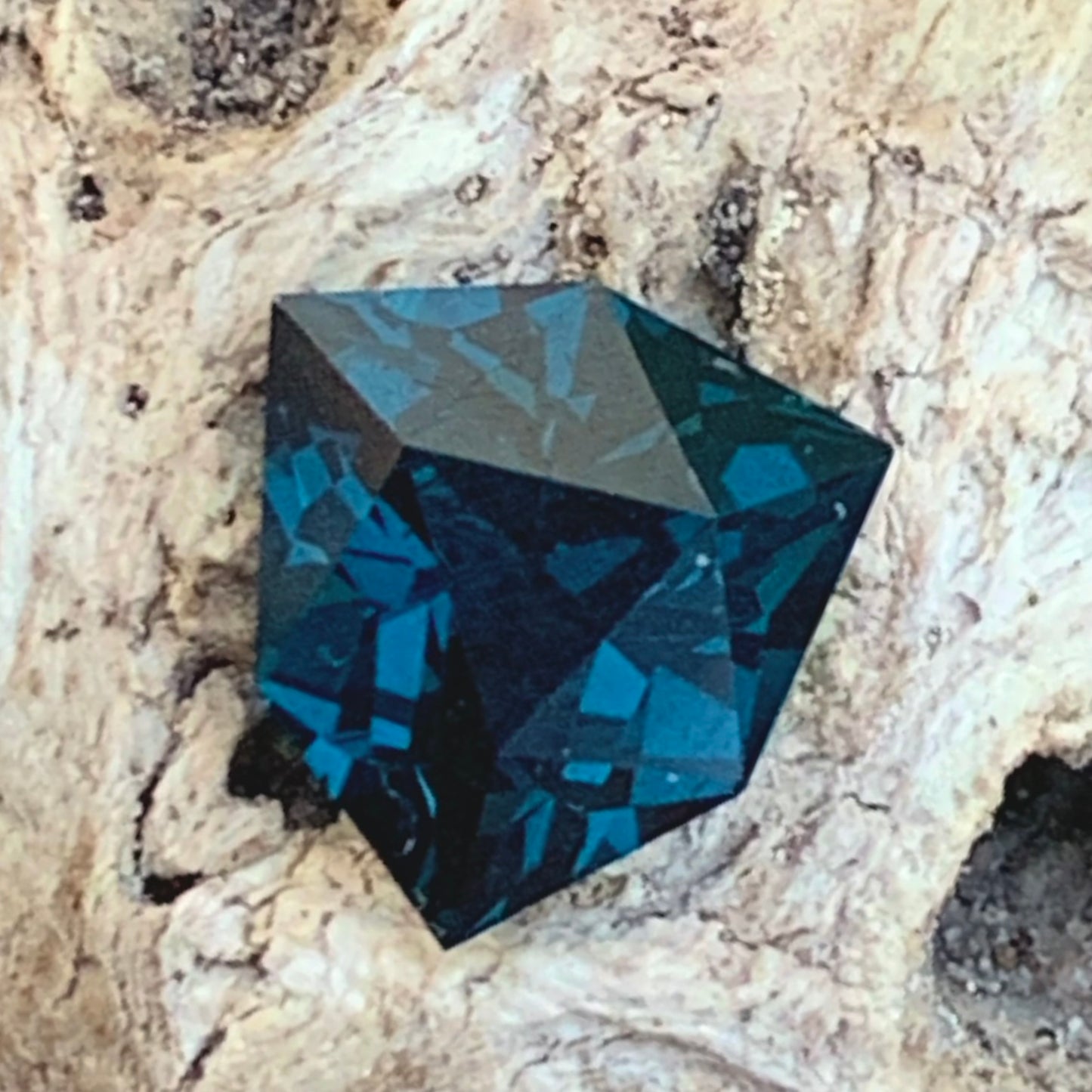 Teal Blue Spinel Shield 1.35 Ct Natural Loose Gemstone From Sri Lanka