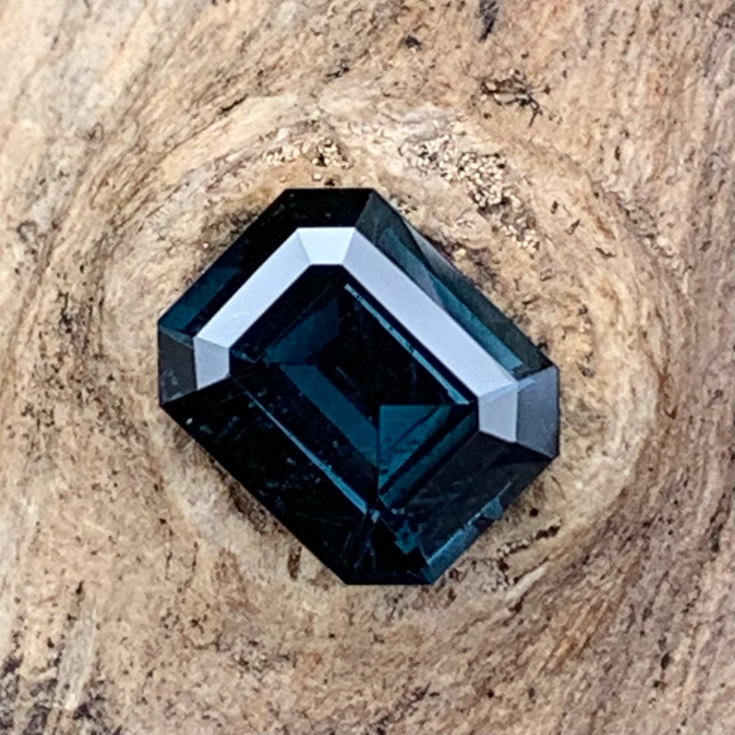 Teal Spinel Emerald Cut Octagon 2.05 Ct Natural Loose Gemstone