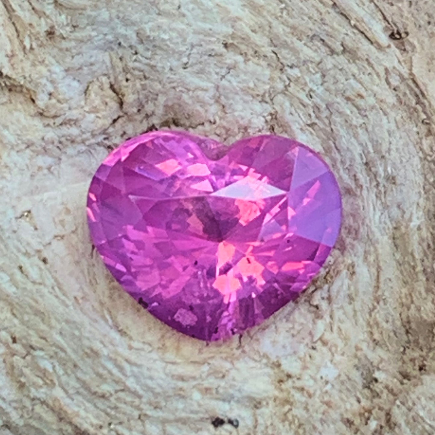 Unheated Pink Sapphire Heart 1.72 Ct Natural Loose Gemstone