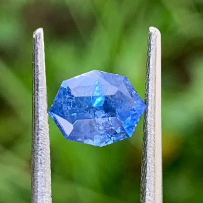 Heavily Included Blue Sapphire Octagon 1.10 Ct Loose Gemstone from Sri Lanka