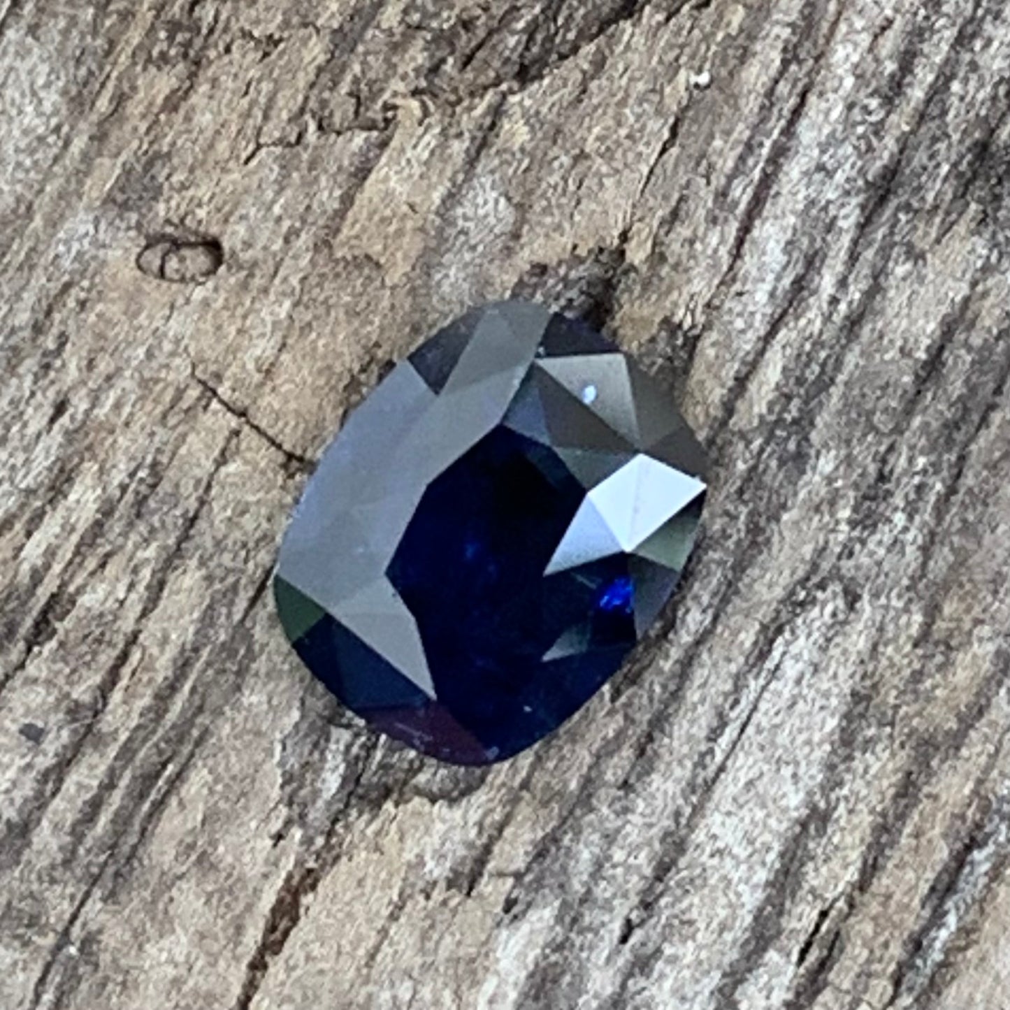 Natural Sapphire Deep Blue Loose Stone 0.95 Ct Rectangular Cushion Included Cheap Gemstone for Jewelry Making