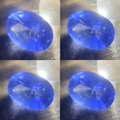 Blue Sapphire Oval 0.83 Ct Natural Loose Gemstone For Jewelry Making