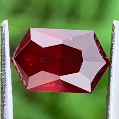 Red Garnet Hexagon 2 Ct Natural Unheated Loose Gemstone From Sri Lanka