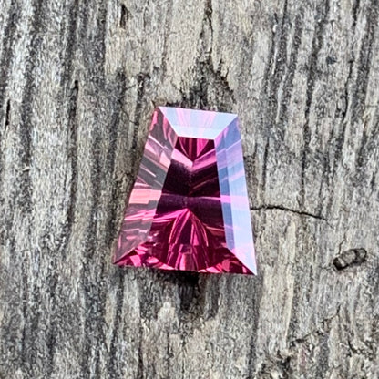 Red Garnet Concave Cut 0.63 Ct Gem For A Ring