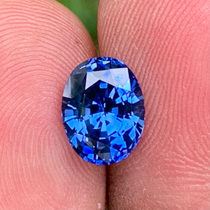 Unheated Blue Sapphire Oval 3.20 Ct Natural Loose Gemstone