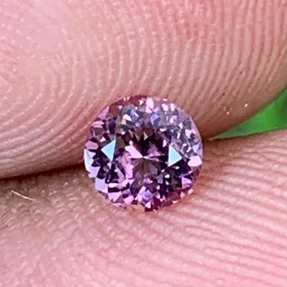 Pink Spinel Round Flower Cut 4.9 mm / 0.51 Ct Pink Loose Gemstone For Jewelry Making