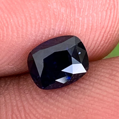Natural Sapphire Deep Blue Loose Stone 0.95 Ct Rectangular Cushion Included Cheap Gemstone for Jewelry Making