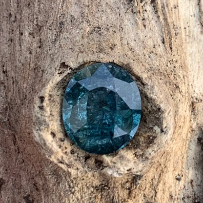 Teal Blue Spinel Oval 1.18 Ct Natural Loose Gemstone