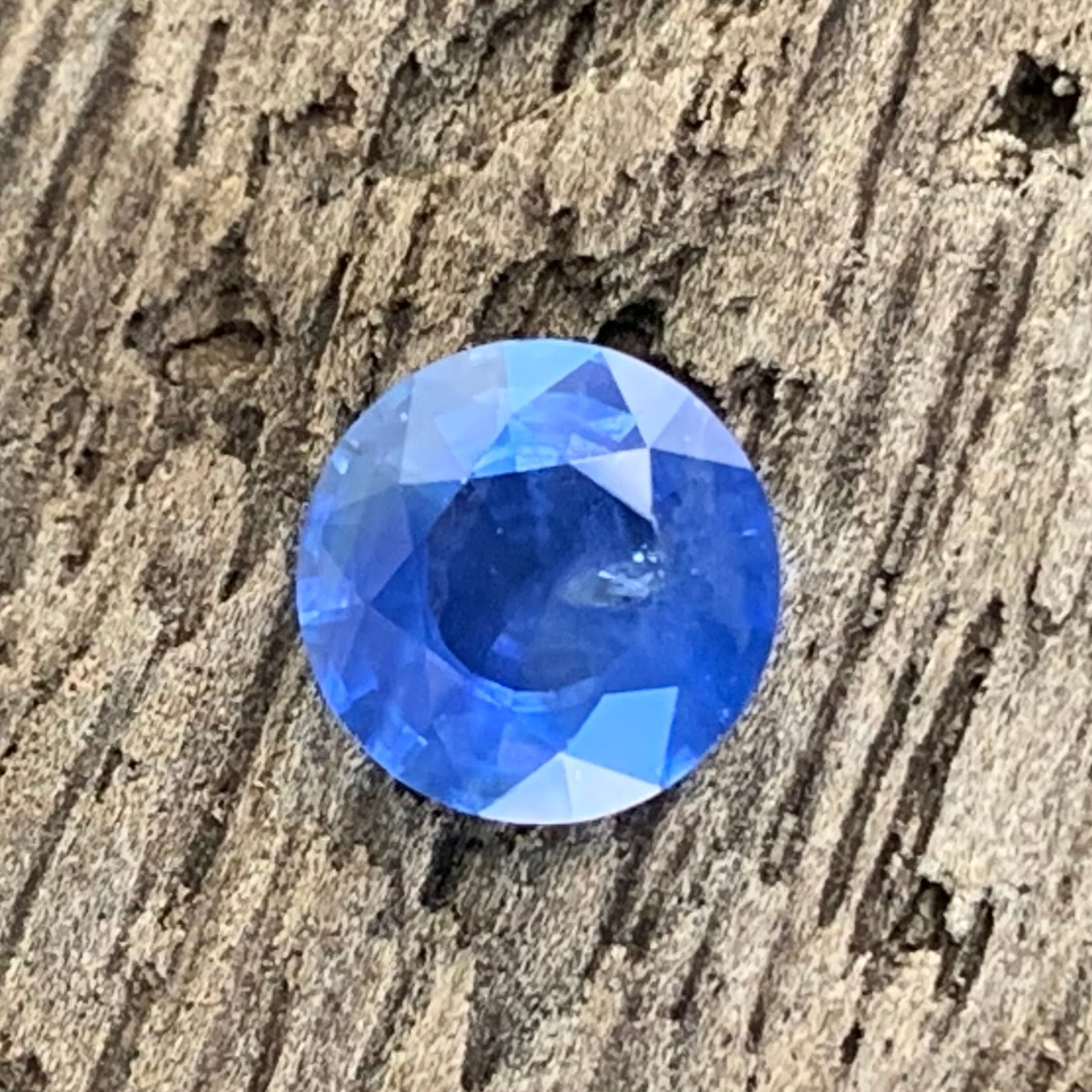 Blue Sapphire 6.2 mm Round Heated Only 1.03 Ct Natural Loose Gemstone