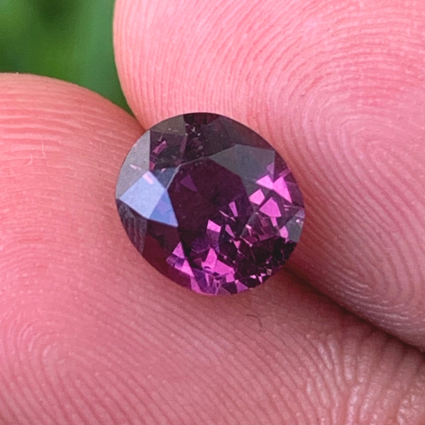Purplish Pink Spinel Oval 1.55 Ct Natural Loose Gemstone