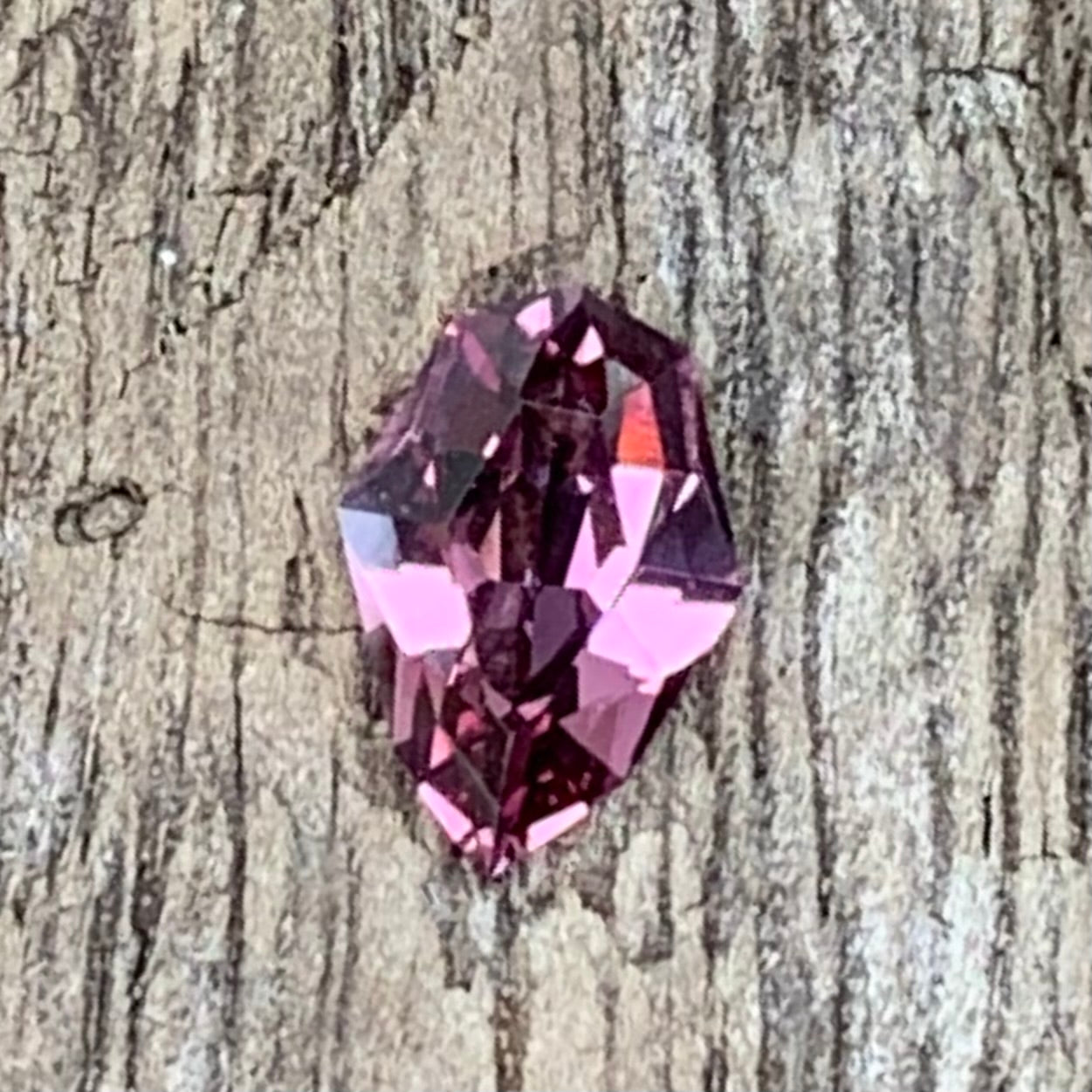 Velvet Spinel Shield 0.96 Ct Natural Loose Gemstone for Jewelry Making