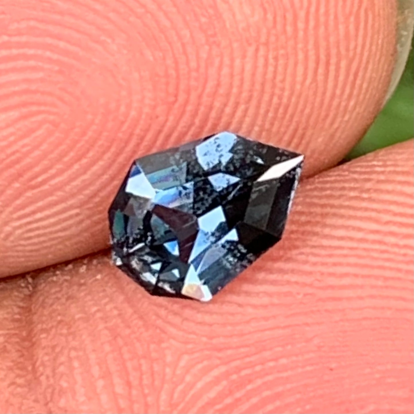 Teal Blue Spinel Shield 1.4 Ct Natural Loose Gemstone for Jewelry Making