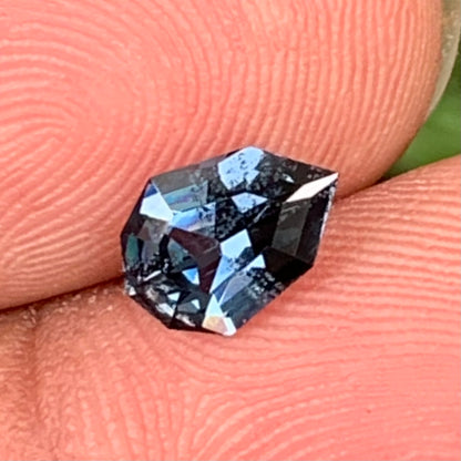 Teal Blue Spinel Shield 1.4 Ct Natural Loose Gemstone for Jewelry Making
