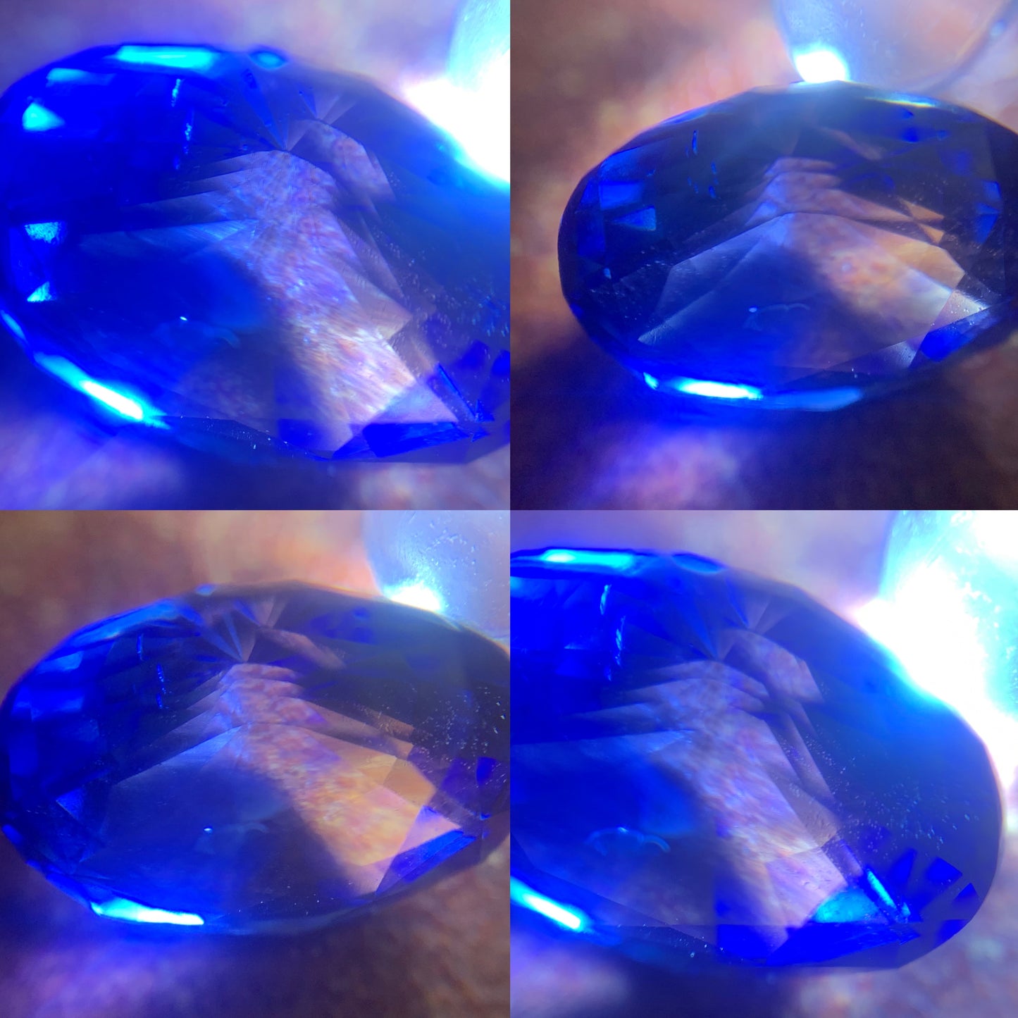 Unheated Blue Sapphire Oval 3.20 Ct Natural Loose Gemstone