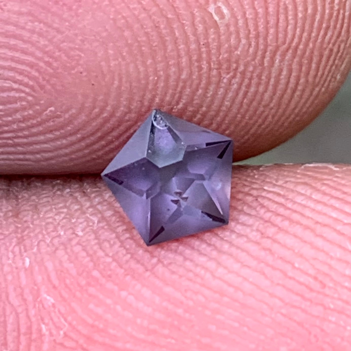 Purple Spinel Star Cut Pentagon 0.58 Ct Natural Loose Gemstone For Jewelry Making 💎✨