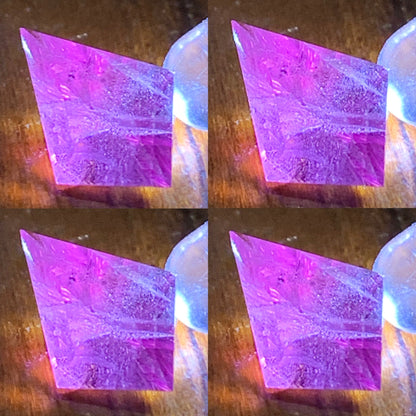 Pink Garnet Concave Fantasy Cut 1.10 Ct Kite Natural Loose Gemstone