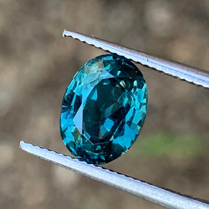Green Spinel Oval 1.85 Ct Natural Loose Gemstone