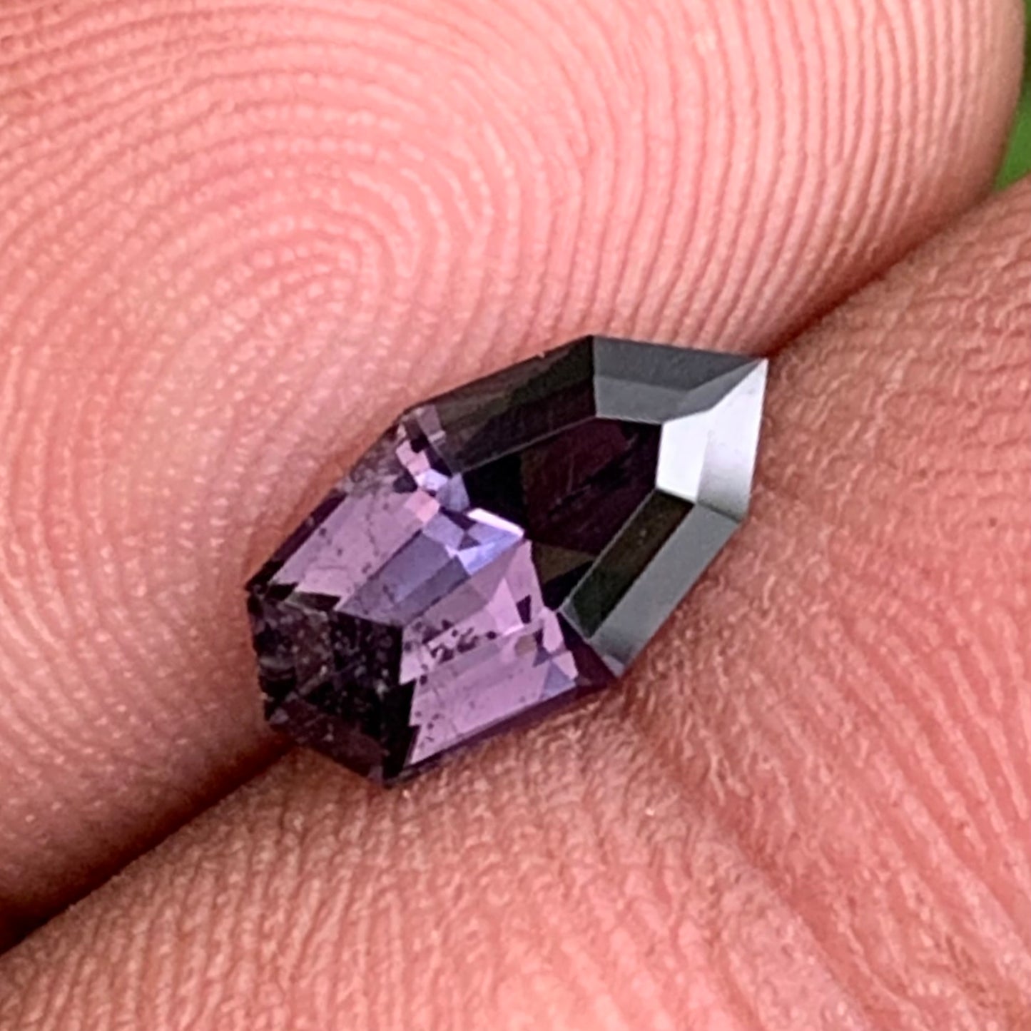 Purple Spinel Fancy Geometric Shape Modified Shield 1.50 Ct Natural Loose Gemstone from Sri Lanka