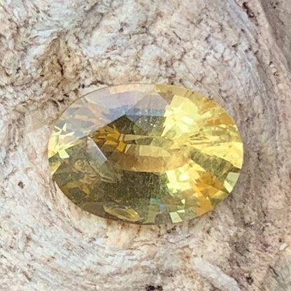 Yellow Sapphire Certified Oval Heated Only 1.62 Ct Natural Loose Gemstone for Jewelry Making