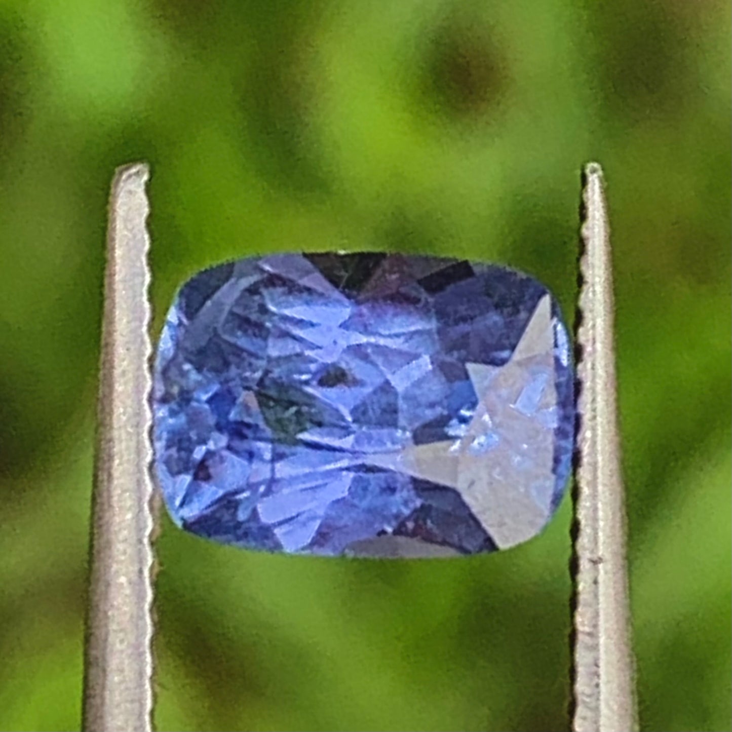 Unheated Blue Sapphire Certified Rectangular Cushion 1.26 Ct Natural Loose Gemstone