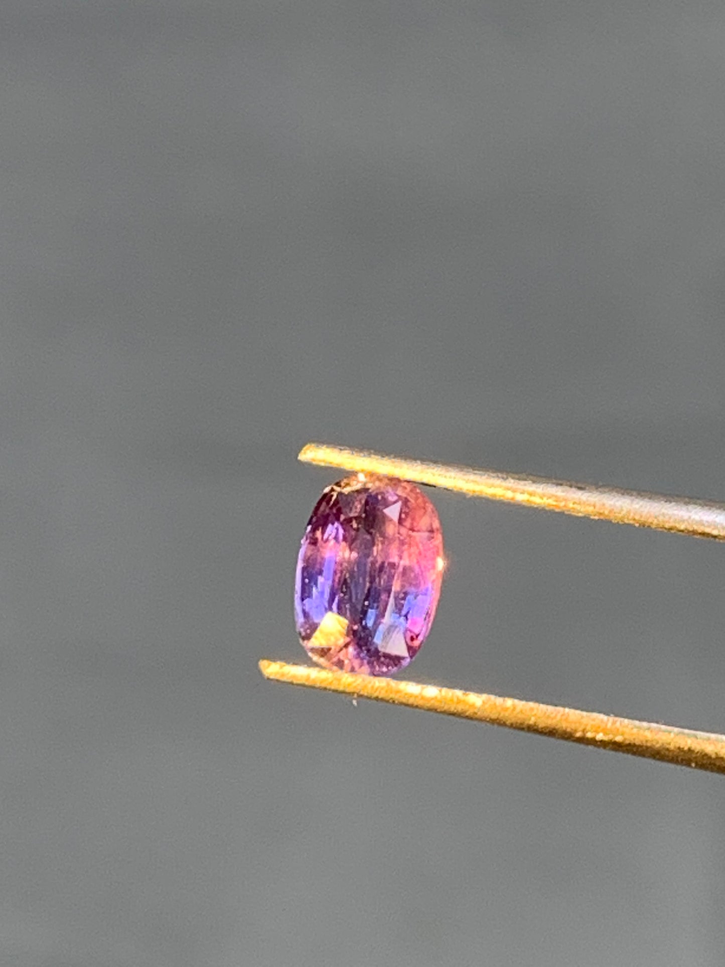 Natural Unheated Color Change Sapphire Rectangular Cushion 1.24 Ct Certified Loose Gemstone From Sri Lanka