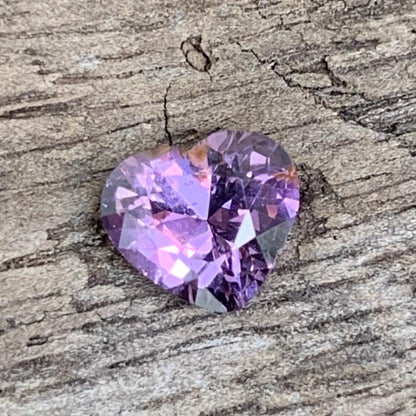 Lavender Spinel Heart 1.20 Ct Natural Loose Gemstone For Center Stone