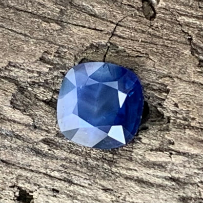 Deep Blue Milky Sapphire Cushion 0.57 Ct Heated Only Natural Loose Gemstone For Jewelry Making