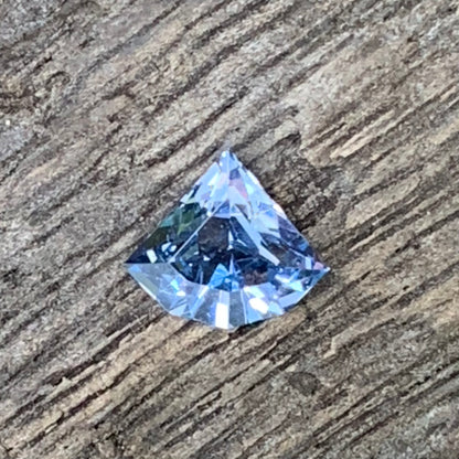 Grayish Blue Spinel 0.95 Ct Trillion Natural Unheated Loose Gemstone from Sri Lanka