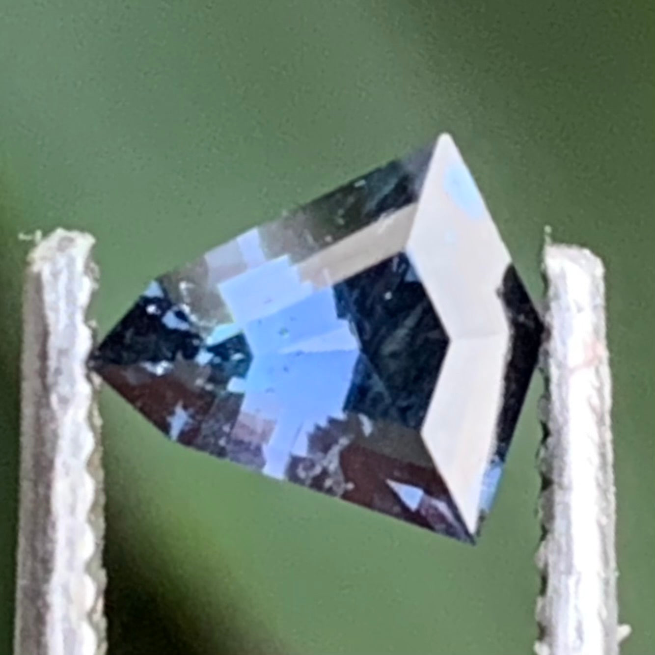 Teal Blue Geometric Shape Spinel Shield 0.45 Ct Natural Loose Gemstone From Sri Lanka