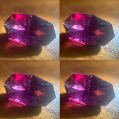 Deep Red Garnet Octagon 2.85 Ct Natural Unheated Loose Gemstone from Sri Lanka