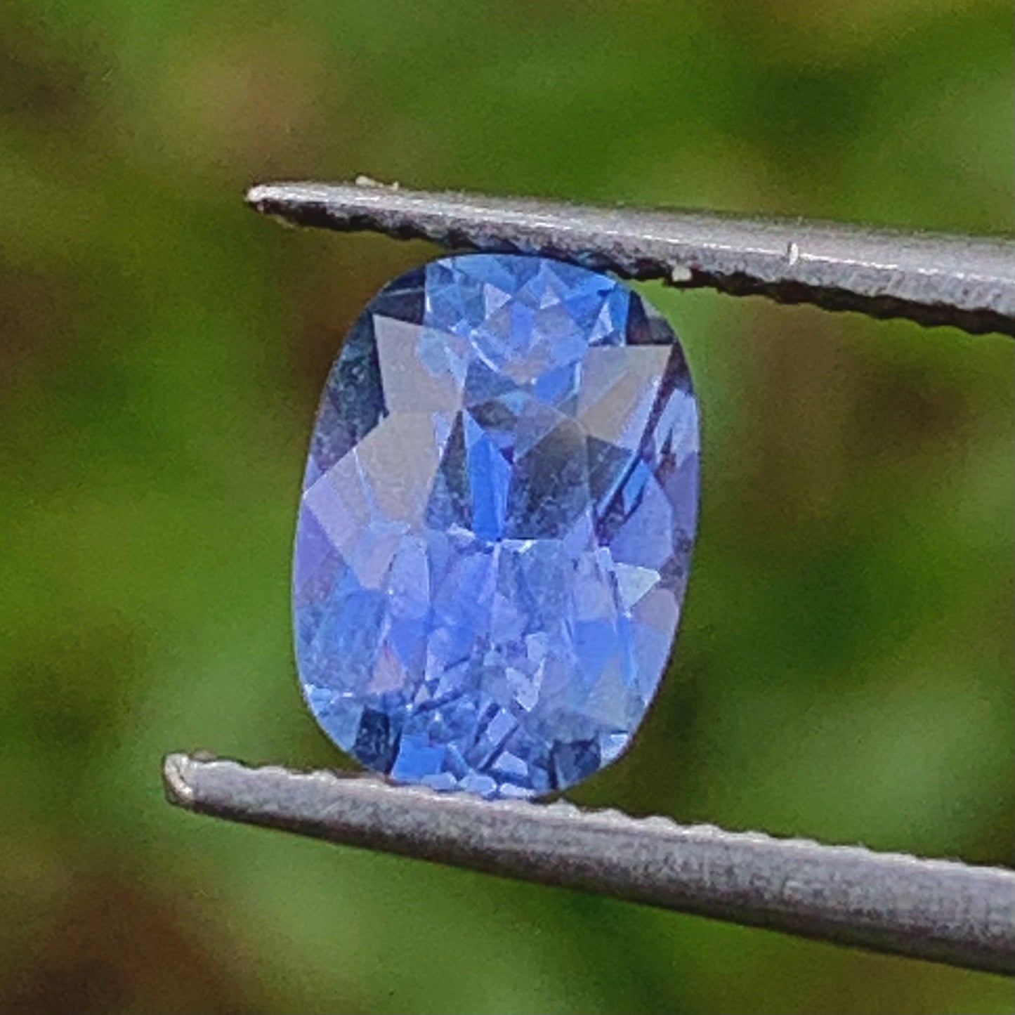 Unheated Blue Sapphire Certified Rectangular Cushion 1.04 Ct Natural Loose Gemstone